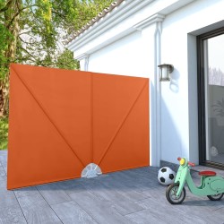 vidaXL Toldo lateral plegable terraza color terracota 240x160 cm