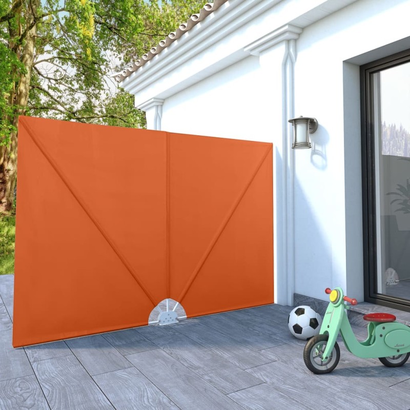 vidaXL Toldo lateral plegable terraza color terracota 240x160 cm vidaXL Toldo lateral plegable terraza color terracota 240x160 cm