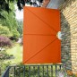 vidaXL Toldo lateral plegable terraza color terracota 240x160 cm vidaXL Toldo lateral plegable terraza color terracota 240x160 cm