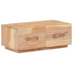 vidaXL Mesa de centro de madera maciza reciclada 90x50x35 cm