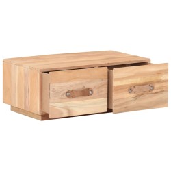 vidaXL Mesa de centro de madera maciza reciclada 90x50x35 cm