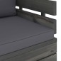 vidaXL Sillón de jardín con cojines madera de pino vidaXL Sillón de jardín con cojines madera de pino