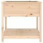 vidaXL Jardinera con estante madera maciza de pino 82,5x82,5x81 cm vidaXL Jardinera con estante madera maciza de pino 82,5x82,5x81 cm