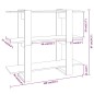 vidaXL Estantería/divisor de espacios color roble Sonoma 100x30x87 cm vidaXL Estantería/divisor de espacios color roble Sonoma 100x30x87 cm