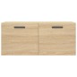 vidaXL Armario de pared madera ingeniería roble Sonoma 80x36,5x35 cm vidaXL Armario de pared madera ingeniería roble Sonoma 80x36,5x35 cm