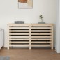 vidaXL Cubierta de radiador madera maciza de pino 153x19x84 cm
