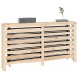 vidaXL Cubierta de radiador madera maciza de pino 153x19x84 cm
