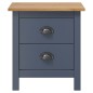 vidaXL Mesitas de noche Hill 2 uds madera de pino gris 46x35x49,5 cm vidaXL Mesitas de noche Hill 2 uds madera de pino gris 46x35x49,5 cm