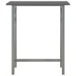 vidaXL Set mesa y sillas altas de cocina 3 pzas madera acero antracita vidaXL Set mesa y sillas altas de cocina 3 pzas madera acero antracita