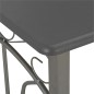 vidaXL Set mesa y sillas altas de cocina 3 pzas madera acero antracita vidaXL Set mesa y sillas altas de cocina 3 pzas madera acero antracita