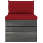 vidaXL Muebles de jardín de palets 5 piezas cojines madera maciza pino vidaXL Muebles de jardín de palets 5 piezas cojines madera maciza pino