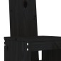 vidaXL Taburetes de cocina 2 uds madera maciza pino negro 40x42x120 cm vidaXL Taburetes de cocina 2 uds madera maciza pino negro 40x42x120 cm