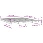 vidaXL Cama de palets de madera maciza de pino 160x200 cm vidaXL Cama de palets de madera maciza de pino 160x200 cm