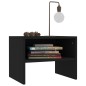 vidaXL Mesitas de noche 2 uds madera contrachapada negro 40x30x30 cm vidaXL Mesitas de noche 2 uds madera contrachapada negro 40x30x30 cm