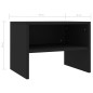 vidaXL Mesitas de noche 2 uds madera contrachapada negro 40x30x30 cm vidaXL Mesitas de noche 2 uds madera contrachapada negro 40x30x30 cm