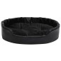vidaXL Cama para perros felpa y cuero sintético negra 90x79x20 cm vidaXL Cama para perros felpa y cuero sintético negra 90x79x20 cm
