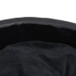 vidaXL Cama para perros felpa y cuero sintético negra 90x79x20 cm vidaXL Cama para perros felpa y cuero sintético negra 90x79x20 cm