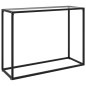 vidaXL Mesa consola vidrio templado transparente 100x35x75 cm vidaXL Mesa consola vidrio templado transparente 100x35x75 cm