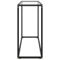 vidaXL Mesa consola vidrio templado transparente 100x35x75 cm vidaXL Mesa consola vidrio templado transparente 100x35x75 cm
