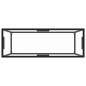 vidaXL Mesa consola vidrio templado transparente 100x35x75 cm vidaXL Mesa consola vidrio templado transparente 100x35x75 cm