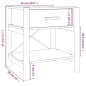 vidaXL Mesita de noche madera contrachapada blanca 42x38x45 cm vidaXL Mesita de noche madera contrachapada blanca 42x38x45 cm