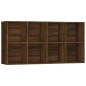 vidaXL Estantería/Aparador contrachapada marrón roble 66x30x130 cm vidaXL Estantería/Aparador contrachapada marrón roble 66x30x130 cm