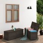 vidaXL Baúl para cojines madera de abeto maciza antracita 150x50x56 cm vidaXL Baúl para cojines madera de abeto maciza antracita 150x50x56 cm