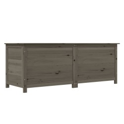 vidaXL Baúl para cojines madera de abeto maciza antracita 150x50x56 cm