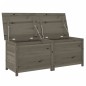 vidaXL Baúl para cojines madera de abeto maciza antracita 150x50x56 cm vidaXL Baúl para cojines madera de abeto maciza antracita 150x50x56 cm