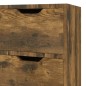 vidaXL Aparador de madera de ingeniería roble ahumado 90x30x72 cm vidaXL Aparador de madera de ingeniería roble ahumado 90x30x72 cm