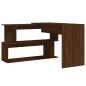 vidaXL Escritorio esquina madera contrachapada color roble 200x50x76cm vidaXL Escritorio esquina madera contrachapada color roble 200x50x76cm