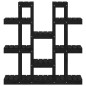 vidaXL Soporte para plantas madera maciza pino negro 104,5x25x109,5 cm