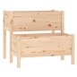 vidaXL Jardinera de madera maciza de pino 84,5x84x75 cm vidaXL Jardinera de madera maciza de pino 84,5x84x75 cm