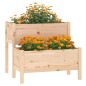 vidaXL Jardinera de madera maciza de pino 84,5x84x75 cm vidaXL Jardinera de madera maciza de pino 84,5x84x75 cm
