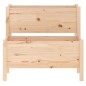 vidaXL Jardinera de madera maciza de pino 84,5x84x75 cm vidaXL Jardinera de madera maciza de pino 84,5x84x75 cm