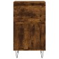 vidaXL Aparadores 2 uds madera de ingeniería roble ahumado 40x35x70 cm