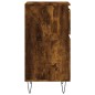 vidaXL Aparadores 2 uds madera de ingeniería roble ahumado 40x35x70 cm