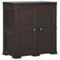 vidaXL Armario de plástico diseño de madera marrón 79x43x85,5 cm vidaXL Armario de plástico diseño de madera marrón 79x43x85,5 cm