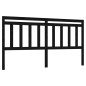 vidaXL Cabecero de cama madera maciza de pino negro 186x4x100 cm vidaXL Cabecero de cama madera maciza de pino negro 186x4x100 cm