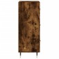 vidaXL Aparador madera de ingeniería roble ahumado 34,5x34x90 cm vidaXL Aparador madera de ingeniería roble ahumado 34,5x34x90 cm