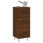 vidaXL Aparador madera de ingeniería marrón roble 34,5x34x90 cm vidaXL Aparador madera de ingeniería marrón roble 34,5x34x90 cm