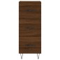 vidaXL Aparador madera de ingeniería marrón roble 34,5x34x90 cm vidaXL Aparador madera de ingeniería marrón roble 34,5x34x90 cm