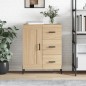 vidaXL Aparador de madera de ingeniería roble Sonoma 69,5x34x90 cm vidaXL Aparador de madera de ingeniería roble Sonoma 69,5x34x90 cm