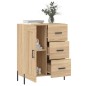 vidaXL Aparador de madera de ingeniería roble Sonoma 69,5x34x90 cm vidaXL Aparador de madera de ingeniería roble Sonoma 69,5x34x90 cm