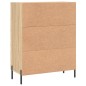 vidaXL Aparador de madera de ingeniería roble Sonoma 69,5x34x90 cm vidaXL Aparador de madera de ingeniería roble Sonoma 69,5x34x90 cm