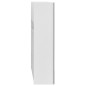 vidaXL Armario de baño con espejo MDF blanco 80x15x60 cm vidaXL Armario de baño con espejo MDF blanco 80x15x60 cm