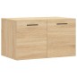 vidaXL Armario de pared madera ingeniería roble Sonoma 60x36,5x35 cm vidaXL Armario de pared madera ingeniería roble Sonoma 60x36,5x35 cm