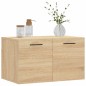 vidaXL Armario de pared madera ingeniería roble Sonoma 60x36,5x35 cm vidaXL Armario de pared madera ingeniería roble Sonoma 60x36,5x35 cm