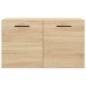 vidaXL Armario de pared madera ingeniería roble Sonoma 60x36,5x35 cm vidaXL Armario de pared madera ingeniería roble Sonoma 60x36,5x35 cm