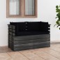 vidaXL Sofá de palets de jardín 2 plazas y cojines madera maciza pino vidaXL Sofá de palets de jardín 2 plazas y cojines madera maciza pino